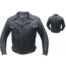 Mens Double Pistol Pete Leather Motorcycle Jacket,Men s Leather Jackets
